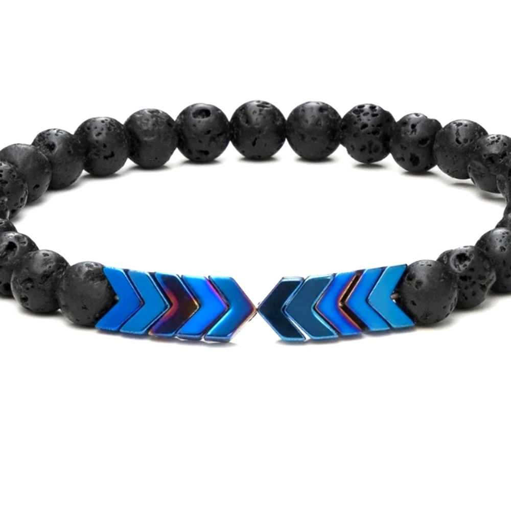 NWT Blue Sacred Arrow Diffuser Bracelet